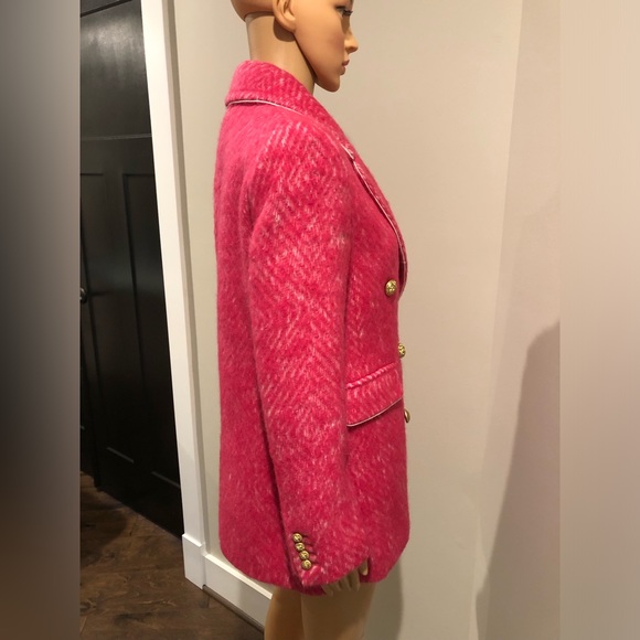 NWT! J. Crew diamond tweed coat - Picture 4 of 6